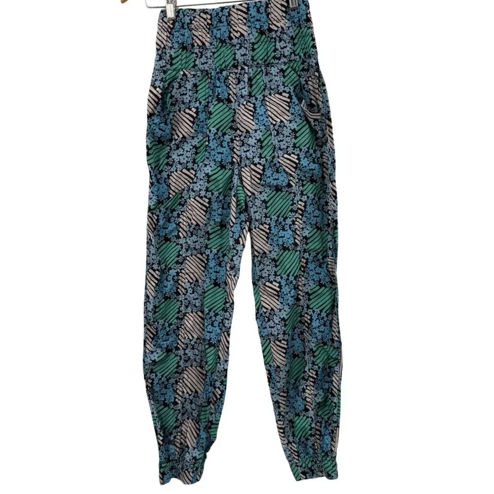 Free People Movement The Way Home Printed Jogger in Daisy Check Combo | XS